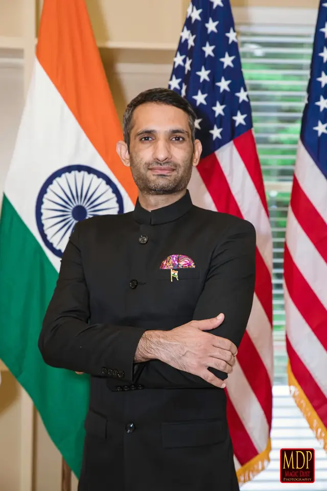Dr. Somveer Arya representing Indian culture in Atlanta